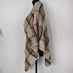 Sjal Stickad BEIGE