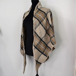 Sjal Stickad BEIGE