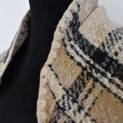 Sjal Stickad BEIGE