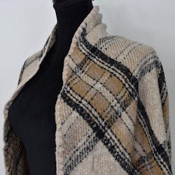 Sjal Stickad BEIGE