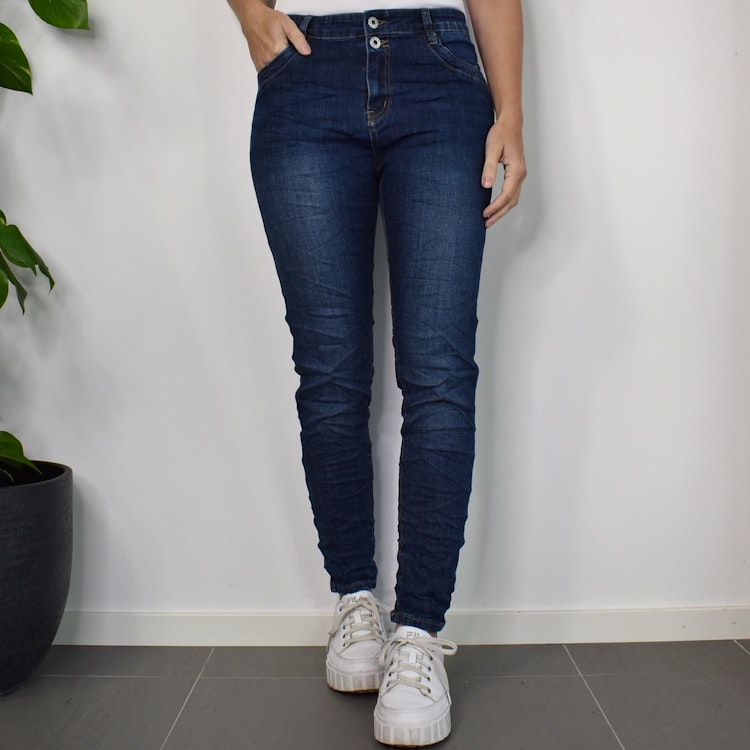 Jeans Jogger MÖRK BLÅ - Newplay