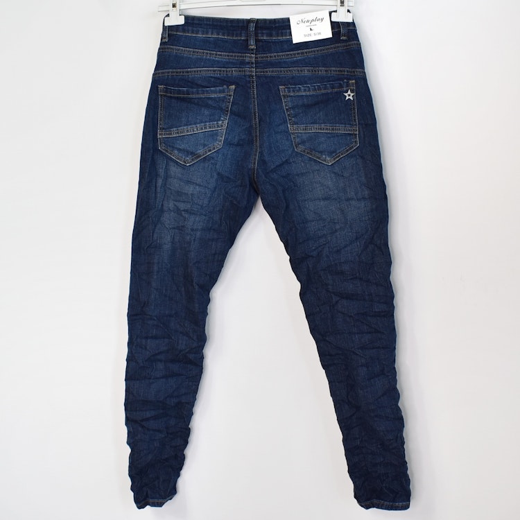 Jeans Jogger MÖRK BLÅ - Newplay
