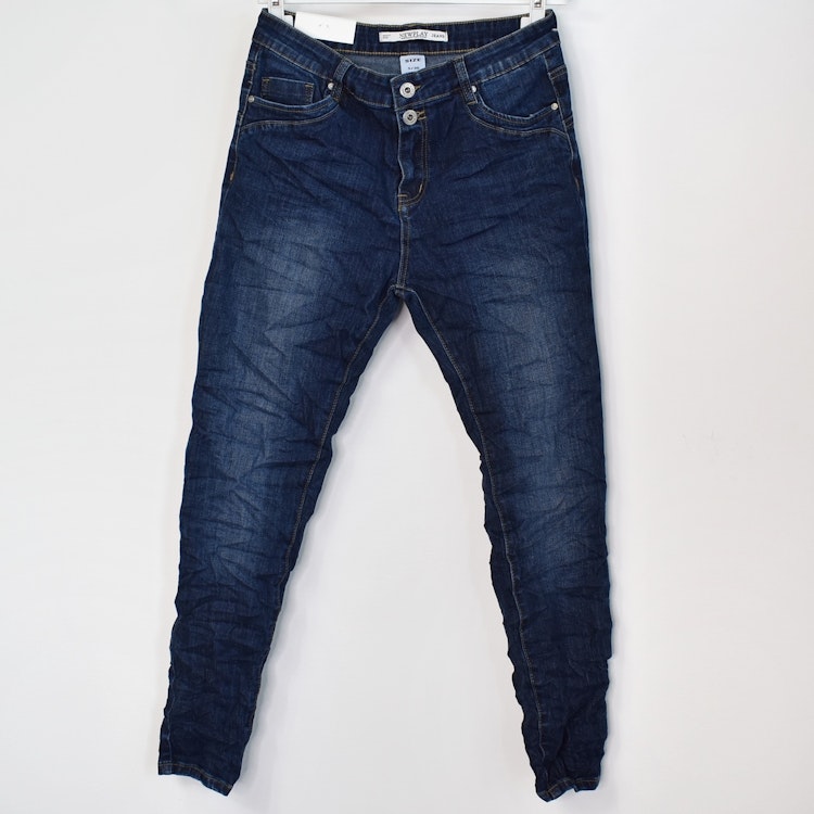 Jeans Jogger MÖRK BLÅ - Newplay