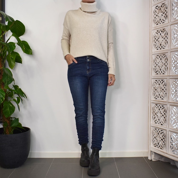 Jeans Jogger MÖRK BLÅ - Newplay