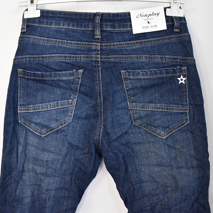 Jeans Jogger MÖRK BLÅ - Newplay