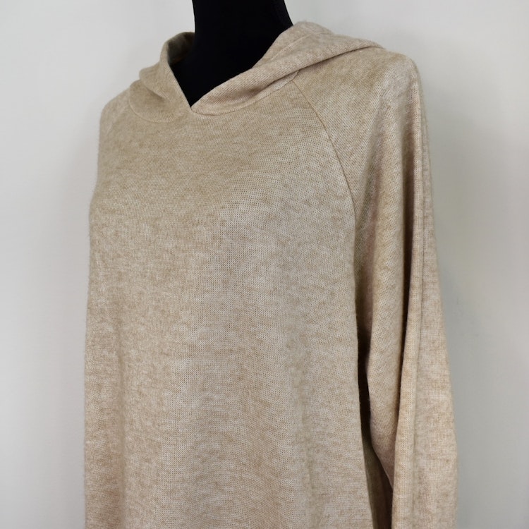 Lång Hoodie BEIGE - Marta du Chateau