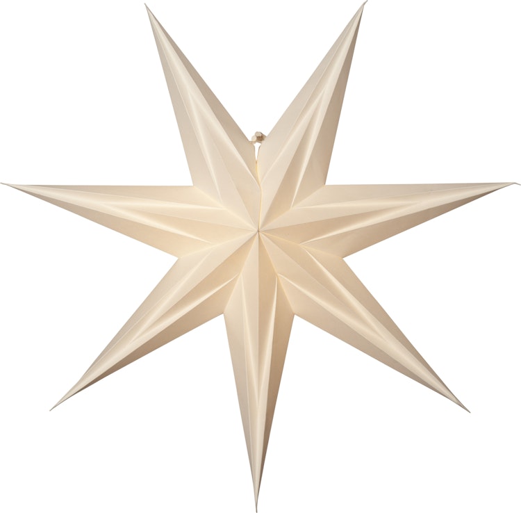 Pappersstjärna Place 60cm VIT - Star Trading