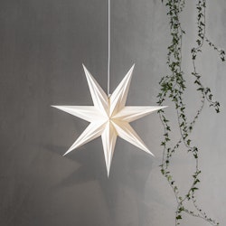 Pappersstjärna Place 60cm VIT - Star Trading