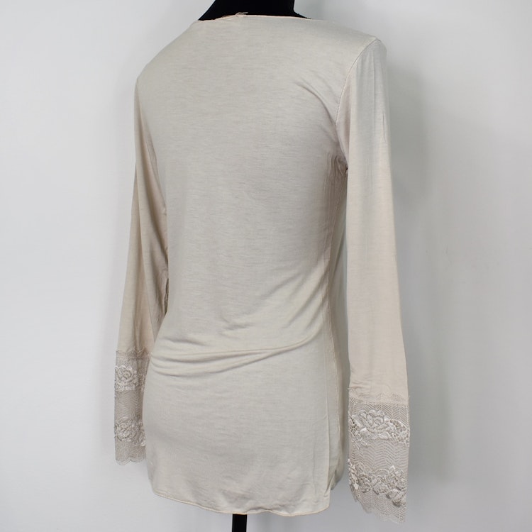 Bastopp med Spets BEIGE - Marta du Chateau