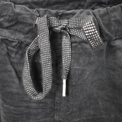 Stretchig Byxa Cord SVART
