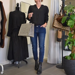 Shopper Dogtooth BEIGE