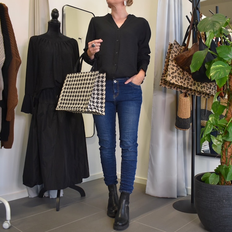 Shopper Dogtooth BEIGE