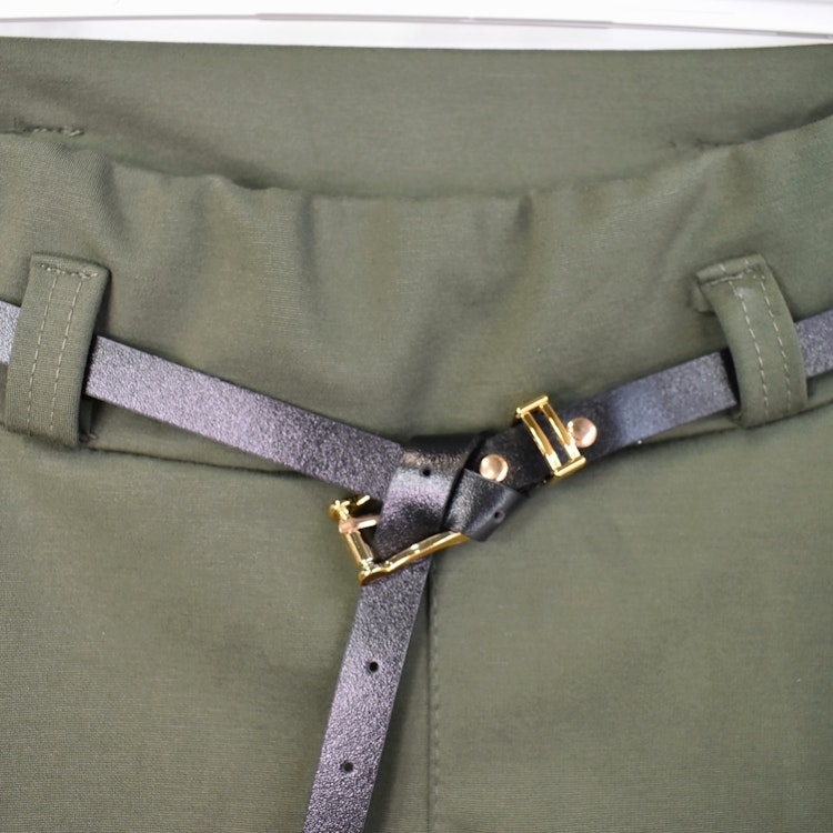 Leggings med Fickor och Skärp KAKI