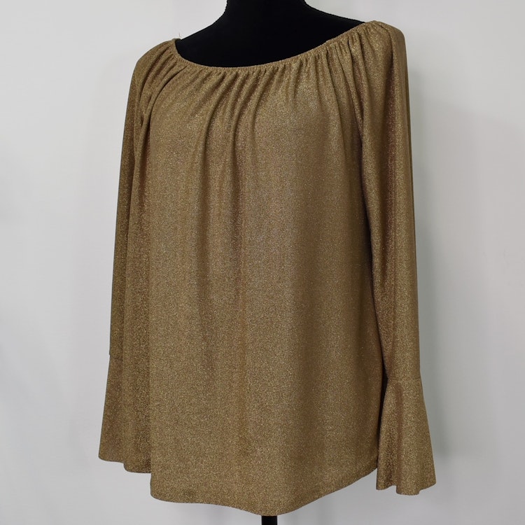 Blus Alexandra Glitter CAMELLO - Marta du Chateau