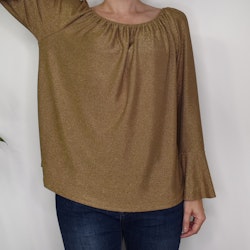 Blus Alexandra Glitter CAMELLO - Marta du Chateau
