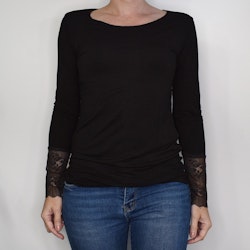Bastopp med Spets SVART - Marta du Chateau