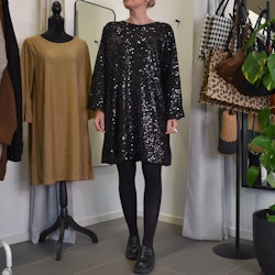 Klänning Diane Paljett SVART - Marta du Chateau