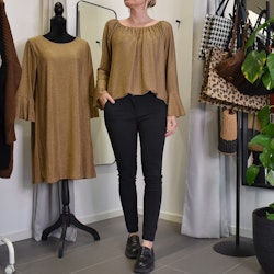 Byxa Slim med Skärp SVART
