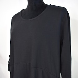 Sweatshirt-klänning Marian SVART - Marta du Chateau