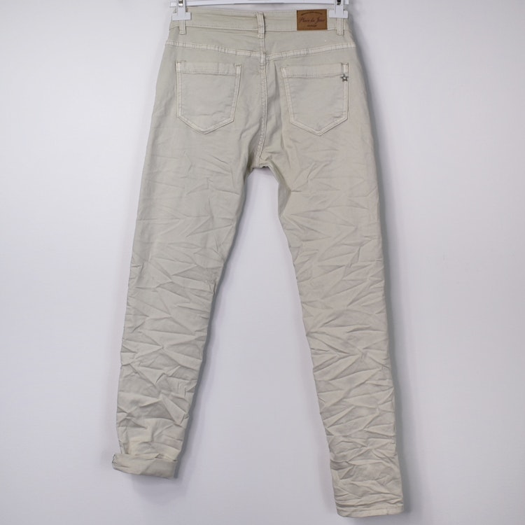 Jeans med revär BEIGE - Place du Jour