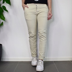 Jeans med revär BEIGE - Place du Jour