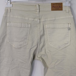 Jeans med revär BEIGE - Place du Jour
