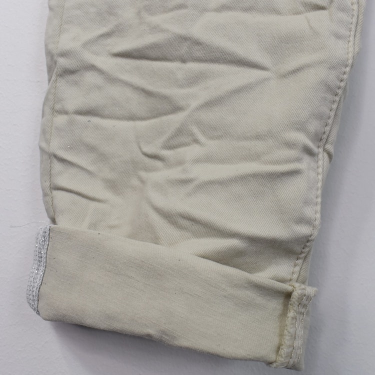 Jeans med revär BEIGE - Place du Jour