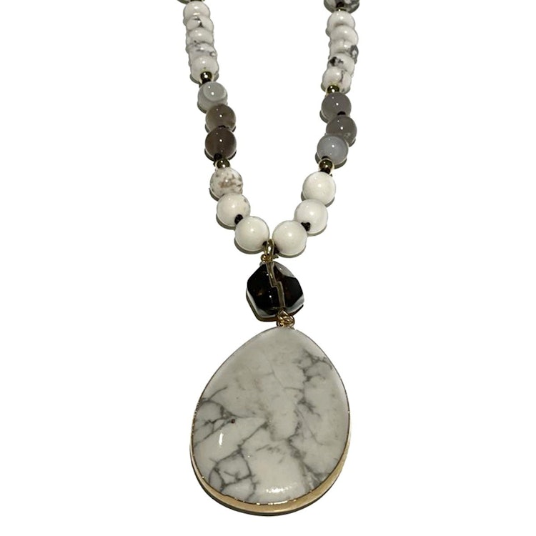 Halsband Phoeby VIT- The Moshi