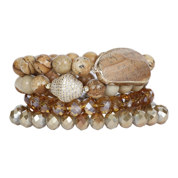 Armband Jackie 4-pack AMBER - The Moshi