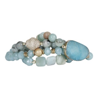 Armband Jackie 4-pack TURQUOISE - The Moshi