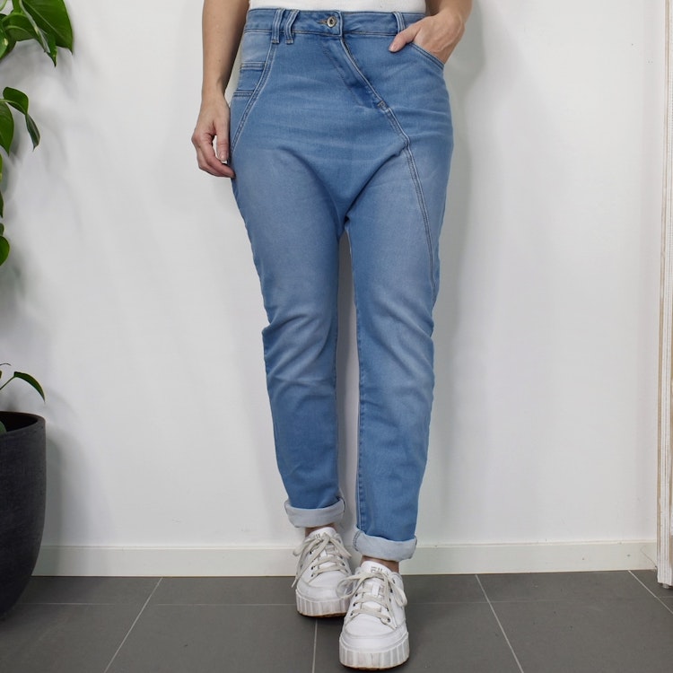 Jeans Baggy LJUS BLÅ - 3D Denim