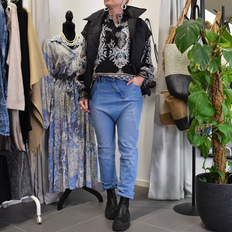 Jeans Baggy LJUS BLÅ - 3D Denim