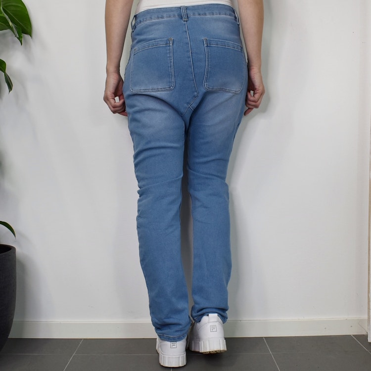 Jeans Baggy LJUS BLÅ - 3D Denim