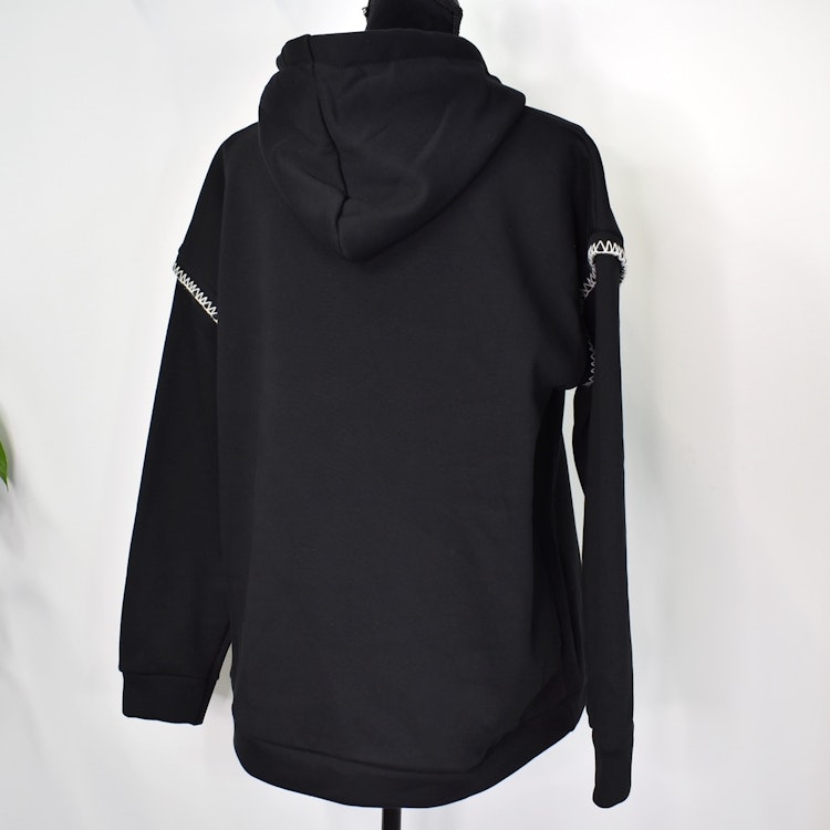Hoodie Audrey Over Sized SVART - Marta du Chateau