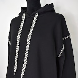 Hoodie Audrey Over Sized SVART - Marta du Chateau