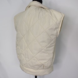 Vadderad Väst Quiltad BEIGE