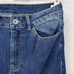 Jeanskjol med Slits MÖRK BLÅ - 3D Denim