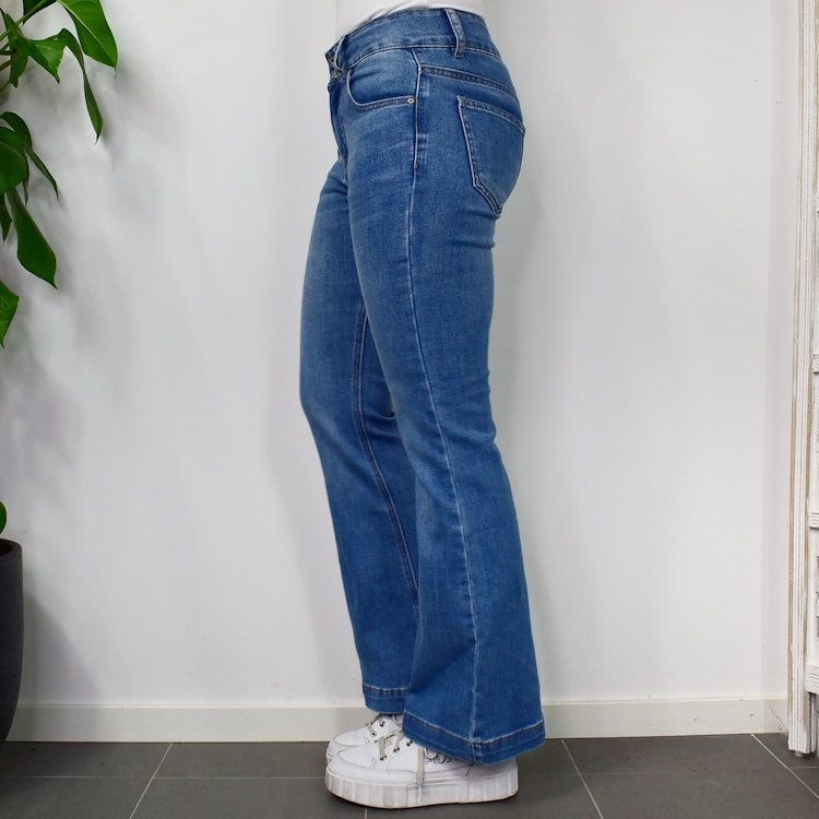 Jeans Flare BLÅ - 3D Denim