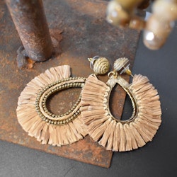 Örhänge Lilly BEIGE - The Moshi