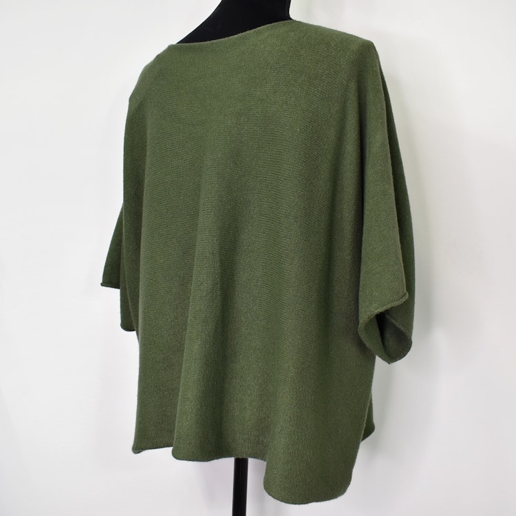 Stickad Ponchotröja MILITARY