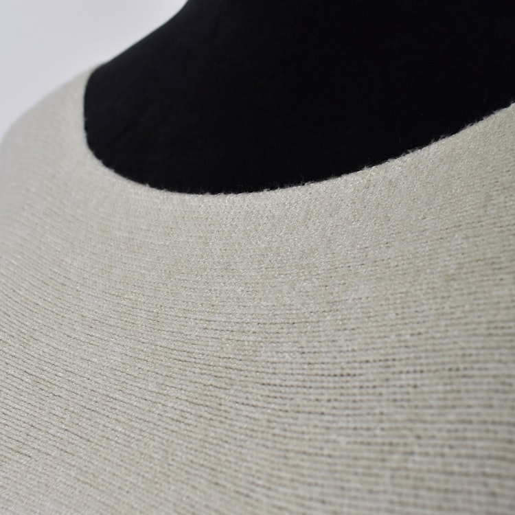 Stickad Ponchotröja BEIGE