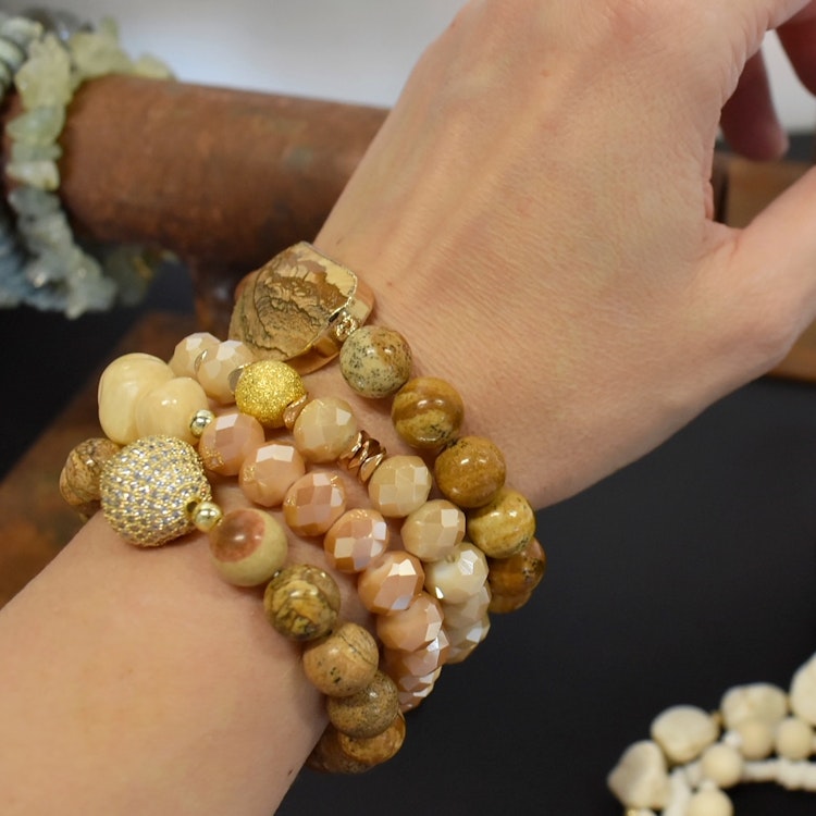 Armband Jackie 4-pack AMBER - The Moshi
