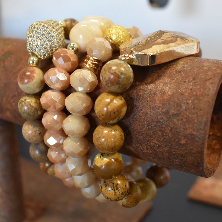 Armband Jackie 4-pack AMBER - The Moshi
