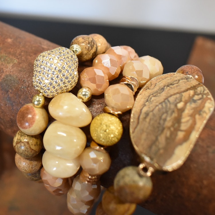 Armband Jackie 4-pack AMBER - The Moshi