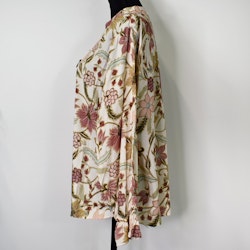 Blus Aya Blommig ECRU - Marta du Chateau