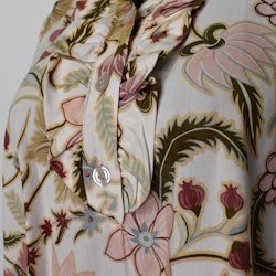 Blus Aya Blommig ECRU - Marta du Chateau
