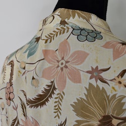 Blus Aya Blommig BEIGE - Marta du Chateau