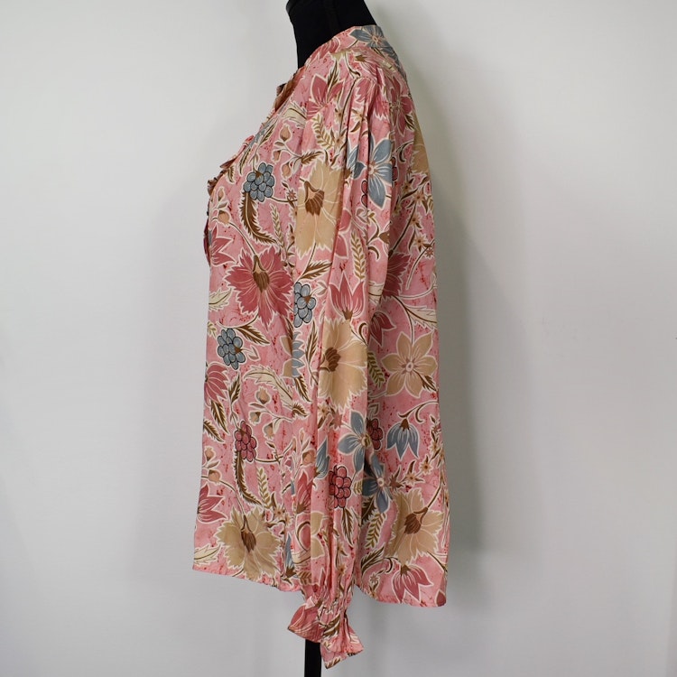 Blus Aya Blommig ROSA - Marta du Chateau