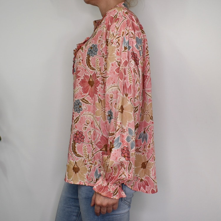 Blus Aya Blommig ROSA - Marta du Chateau