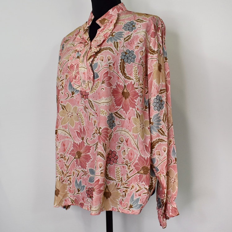 Blus Aya Blommig ROSA - Marta du Chateau